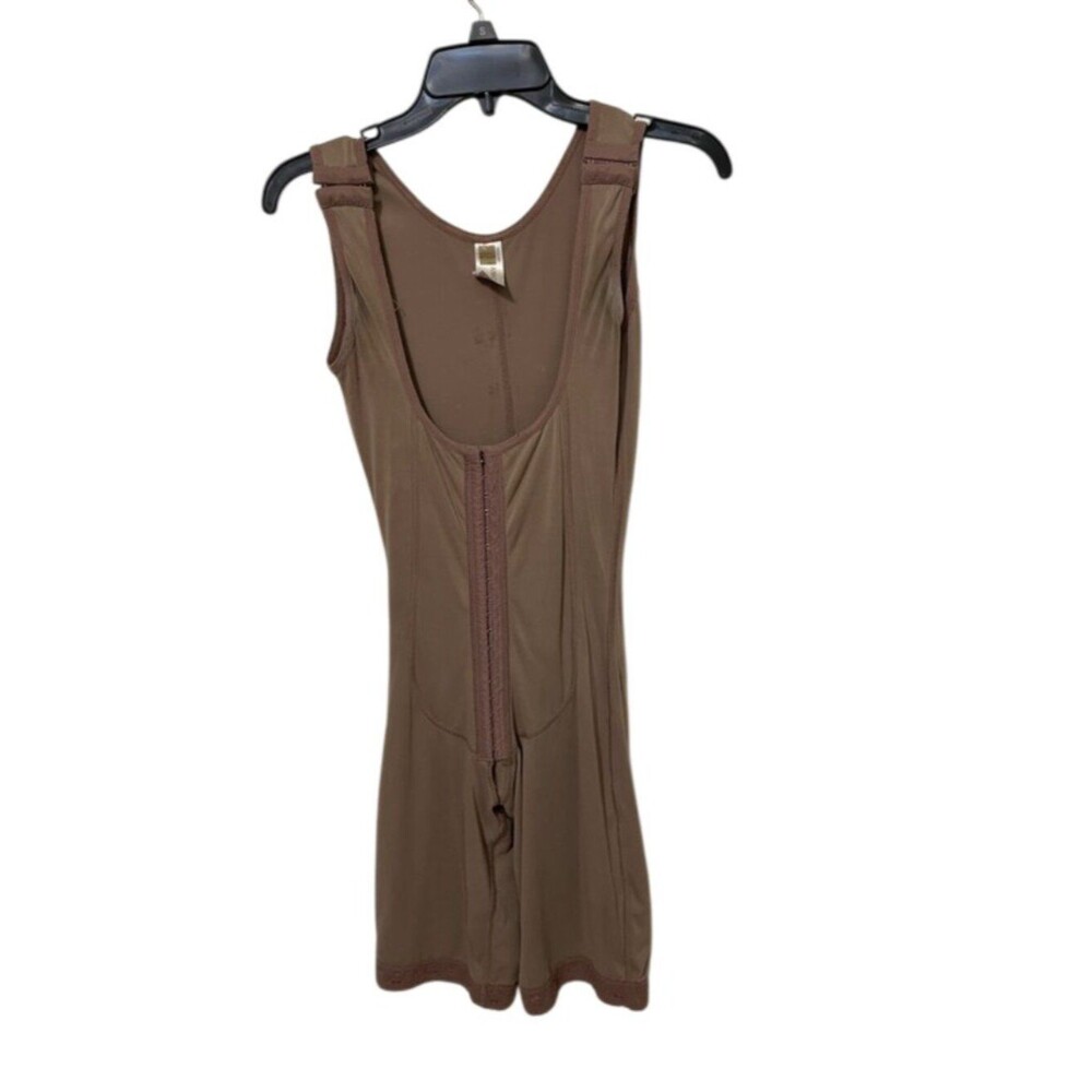 Ann Chery Faja Colombiana Open Bust Compression Bodysuit Shapewear Cocoa XXL